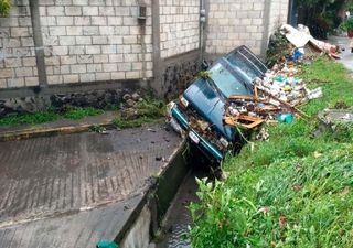 Intensa lluvia se presenta en Morelos