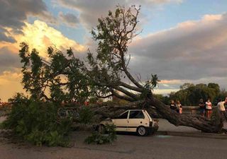 Intensa tormenta azota a Gualeguaychú, Argentina