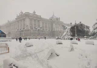 Intensas nevadas pintan de blanco a España