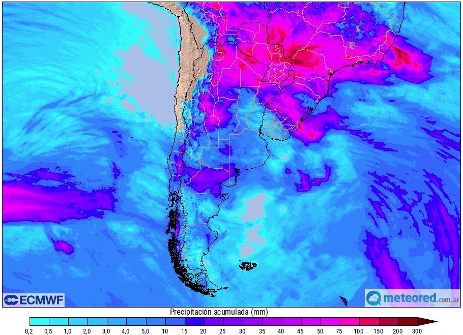 Lluvias modelo ECMWF