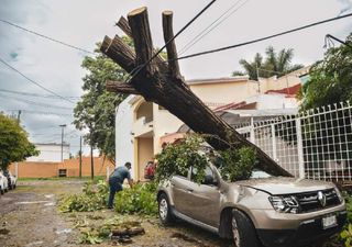 Intensas lluvias ocurren en Colima