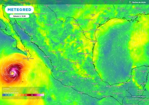Intensas lluvias y tormentas refrescar&aacute;n por humedad del hurac&aacute;n Rachel y el frente fr&iacute;o 1 esta tarde-noche de s&aacute;bado