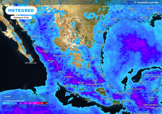 Intensas tormentas hoy s&aacute;bado en el Occidente por el Monz&oacute;n Mexicano, llegando nueva Onda Tropical al sur