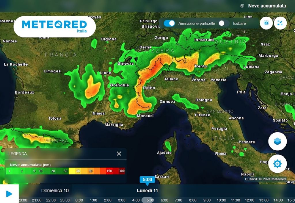 neve Italia