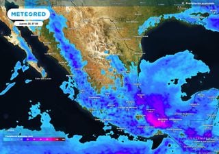 Intenso calor de hasta 45 &deg;C en 10 entidades de M&eacute;xico hoy mi&eacute;rcoles con tormentas y granizo al Centro, Occidente y Sur