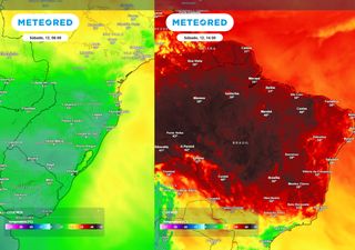 Intenso contraste t&eacute;rmico atinge o Brasil: calor de 40&deg;C ao frio de quase 0&deg;C