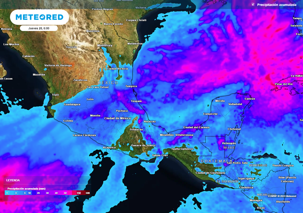 Lluvias a finales de semana pueden ser fuertes