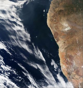 Interferencias ondulatorias en el Atlántico Sur