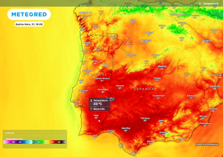 Os mais de 33 ºC desta quinta-feira no interior Centro e Sul antecedem uma provável mudança de tempo a 24 de agosto
