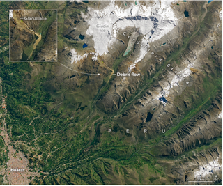 Una inundación destructiva y mortífera por el desbordamiento glacial en Perú