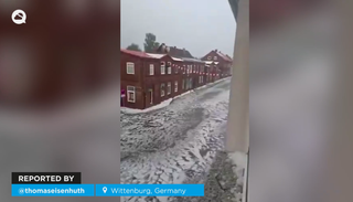Video sorprendente: se registra una inundaci&oacute;n extrema y granizo en Mecklenburg, Alemania