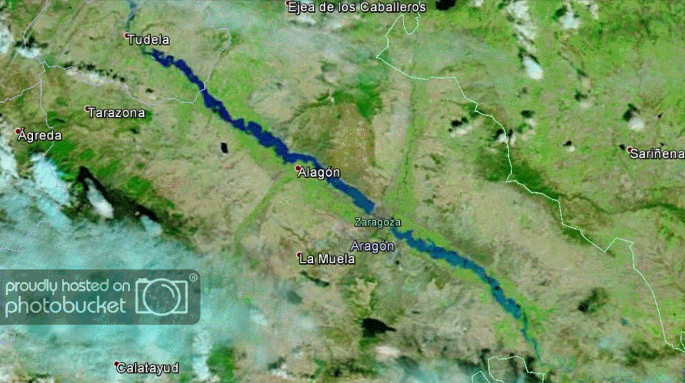 Inundaciones de las riberas del Ebro