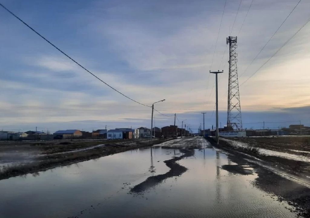 deshielo inundaciones en Río Gallegos