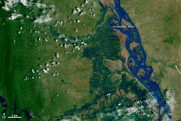 Inundaciones En El Irrawaddy