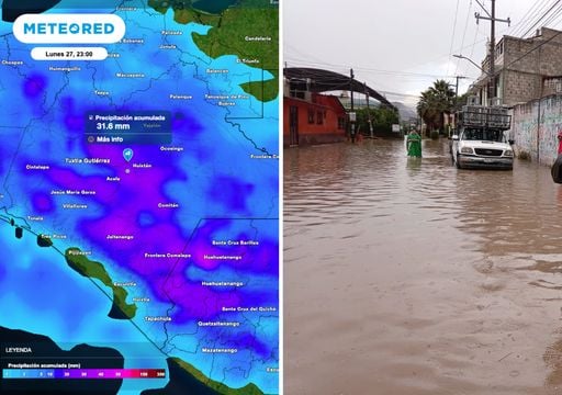 Inundaciones severas en San Crist&oacute;bal de las Casas en Chiapas, causan caos vial y corrientes de arrastre