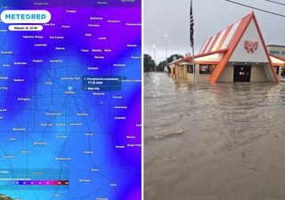 Inundaciones repentinas debido a tormentas constantes causan caos vial y numerosas accidentes en Dallas, Texas