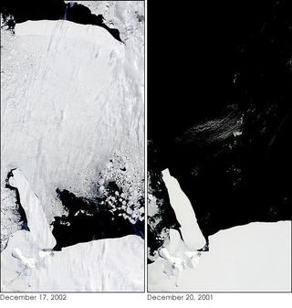 Inusuales condiciones del hielo en el mar de Ross