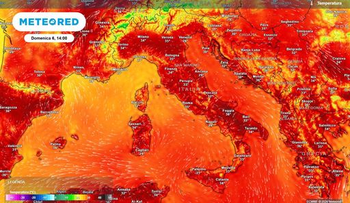 Invasione di aria subtropicale in Italia: il picco del nuovo caldo arriver&agrave; domenica 6 settembre: fino a 38 &deg;C