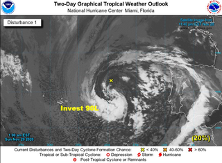 Invest 99L se apaga, Invest 90L hacia el norte de Canarias