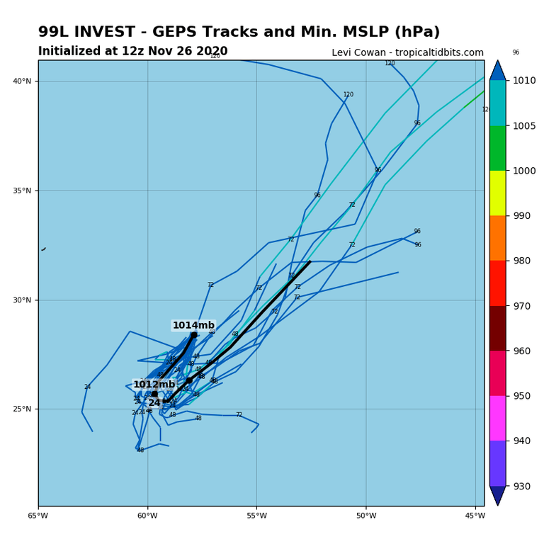 Invest 99L se organiza mejor y queda como único sistema tropical