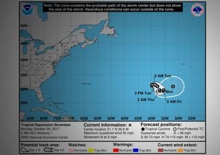 Investigan una depresión tropical que podría acercarse a la Península
