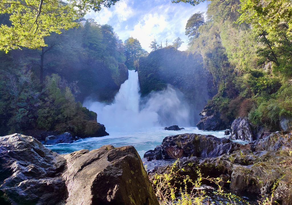Salto Huilo-Huilo. Salto Huilo-Huilo.