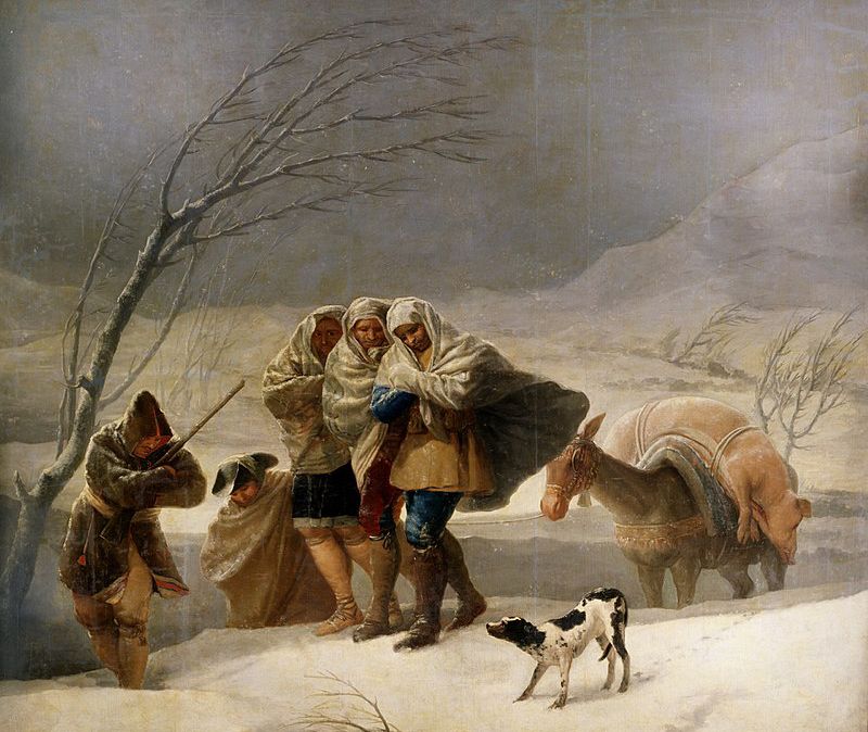 La nevada, Goya La nevada, Goya