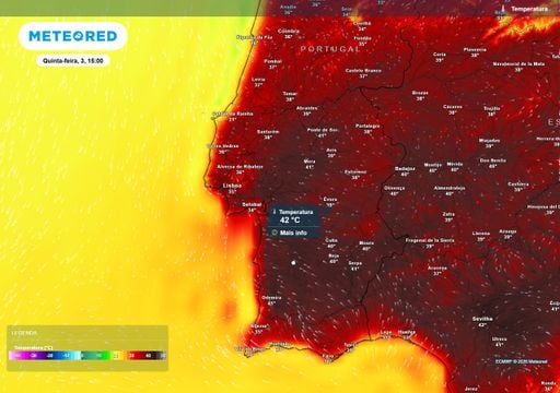 IPMA aumenta para 14 o n&uacute;mero de distritos sob aviso de tempo quente: calor intenso poder&aacute; superar os 40 &ordm;C