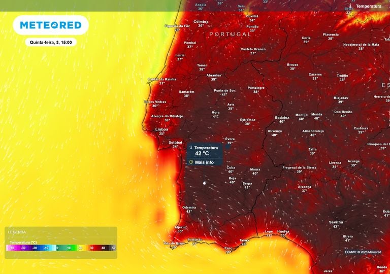 IPMA aumenta para 14 o n&uacute;mero de distritos sob aviso de tempo quente: calor intenso poder&aacute; superar os 40 &ordm;C