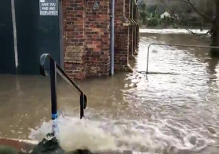 Ironbridge flooding: homes evacuated due to Shropshire warnings