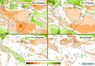 Região Sul deve continuar com padrão irregular de chuvas nas próximas semanas
