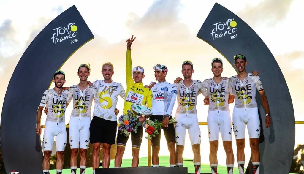 El impecable trabajo el equipo les permitió obtener excelentes resultados. Imagen UAE Team Emirates.