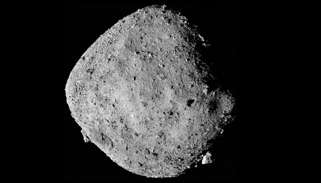 Asteroid Bennu misst knapp 500 Meter im Durchmesser. Asteroid Bennu misst knapp 500 Meter im Durchmesser. Bild: Nasa/Goddard/University of Arizona