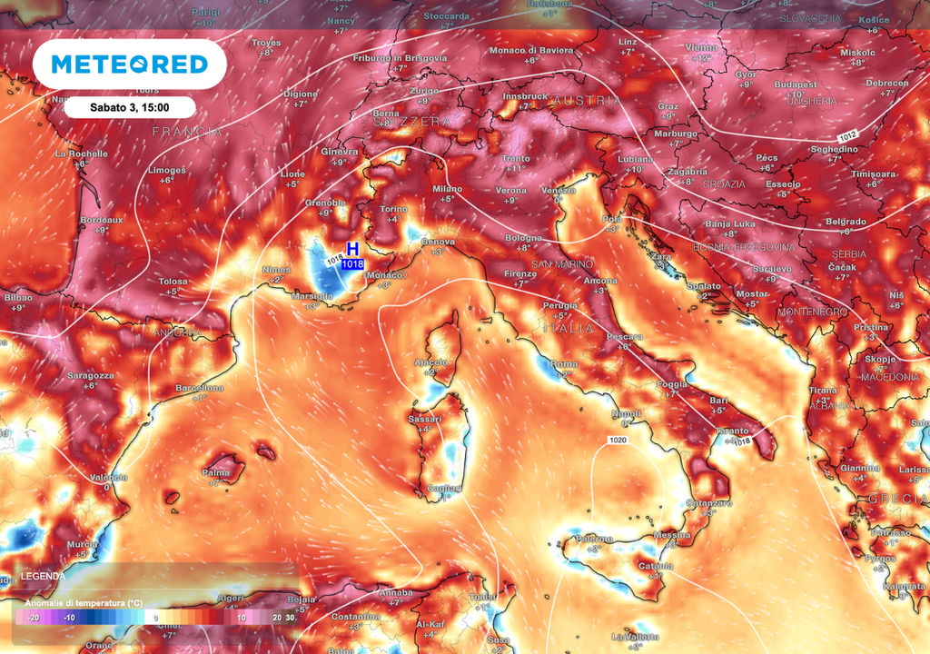 Caldo anomalo sull’Italia