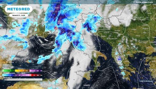 Italia nel mirino del maltempo: sono previsti 10 giorni di scontri tra masse d'aria polari e subtropicali