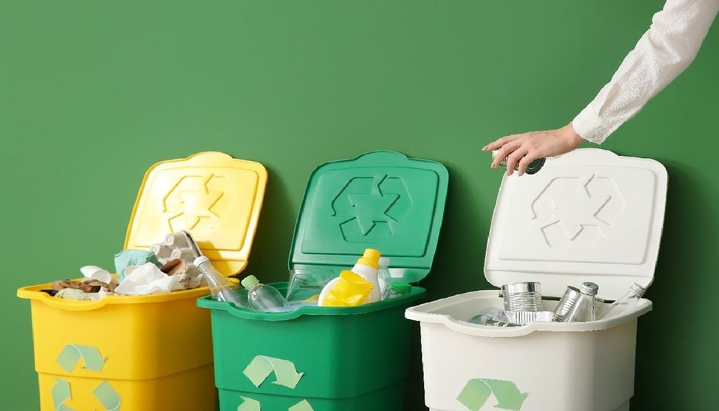 separação de resíduos nos ecopontos para reciclagem Sete em cada 10 portugueses separam as embalagens, mas destes só um é que separa bem. Foto: Pixel-Shot via Adobe Stock