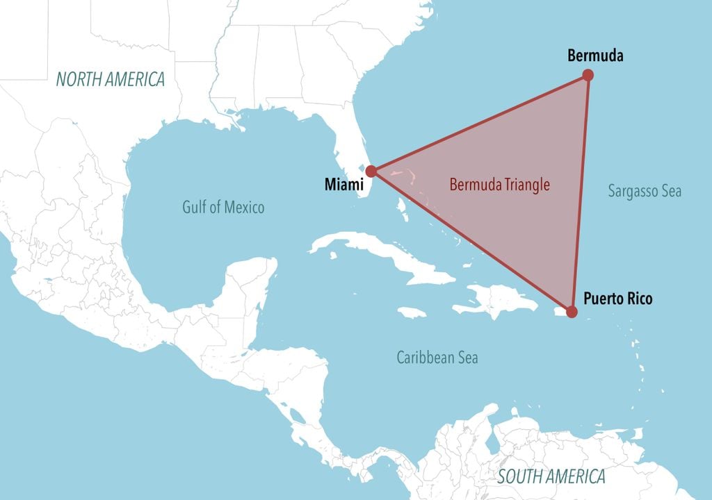 location of the Bermuda Triangle.