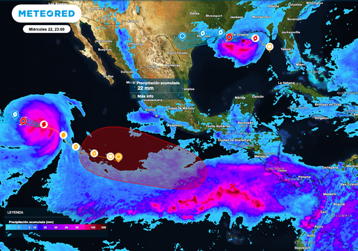 Jalisco, Colima, Michoac&aacute;n y Guerrero con tormentas el&eacute;ctricas y aguaceros de hasta 60 mm este mi&eacute;rcoles