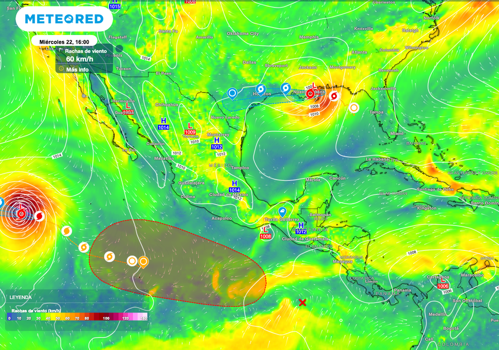 Las rachas de viento de hasta 70 km/h se preven en el Noroeste.