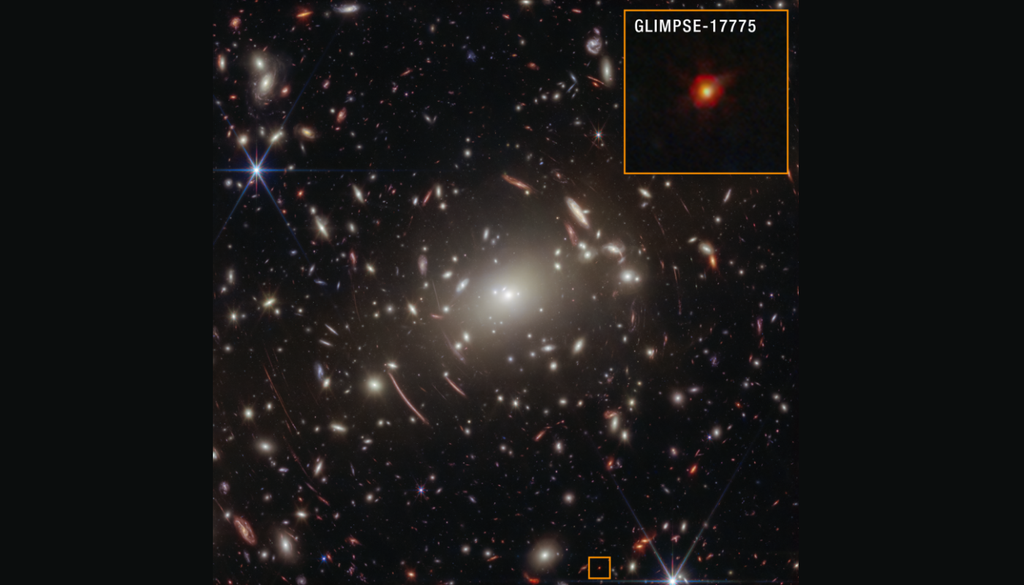 A NASA destacou que as novas observações do James Webb representam a evidência mais forte já encontrada para a existência das chamadas black hole stars. Crédito: NASA A NASA destacou que as novas observações do James Webb representam a evidência mais forte já encontrada para a existência das chamadas black hole stars. Crédito: NASA