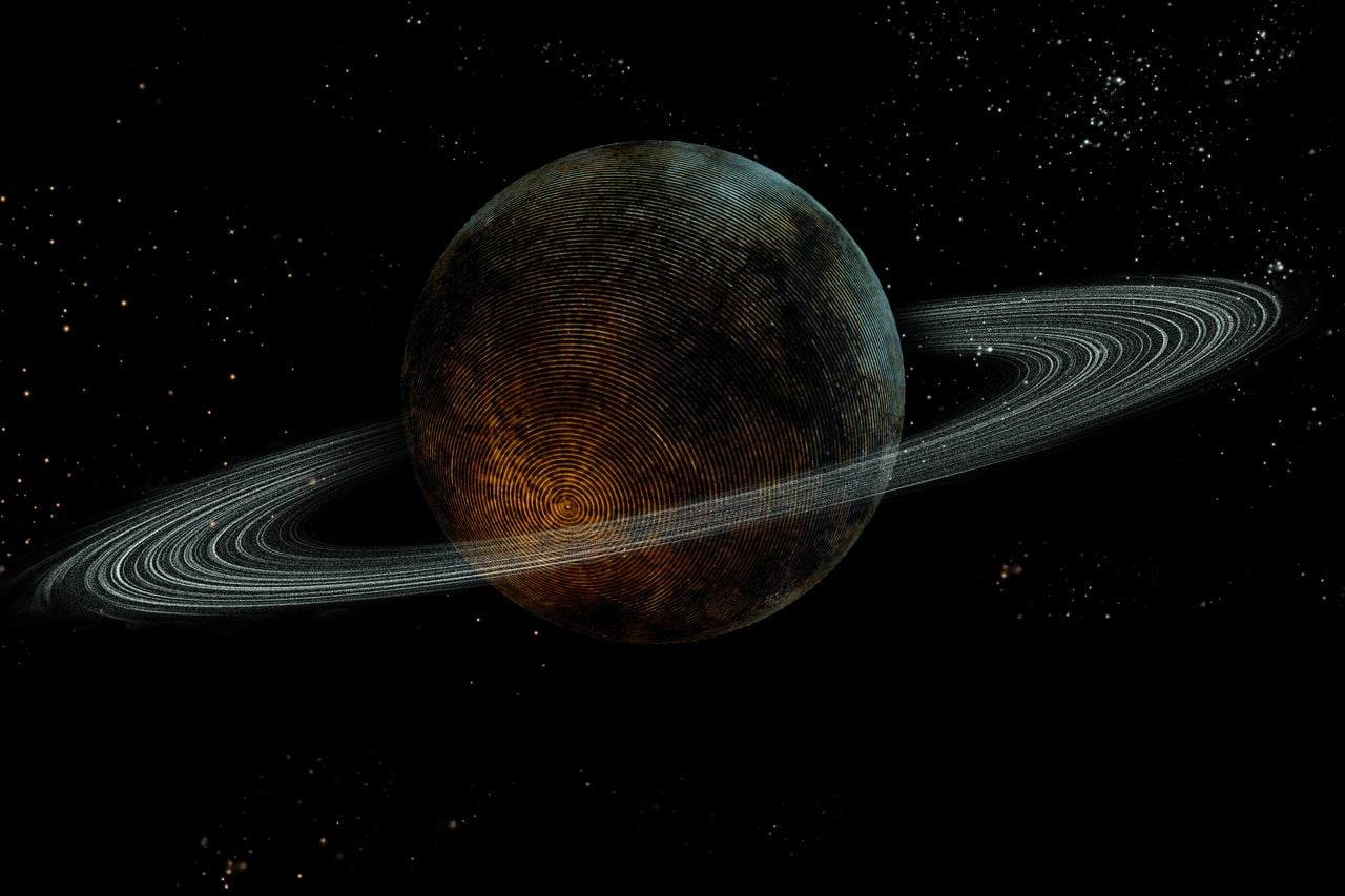 Saturno es tan grande que cabrían más de 750 Tierras dentro de él. Su diámetro es de unos 120.500 km, casi 9,5 veces el de la Tierra.