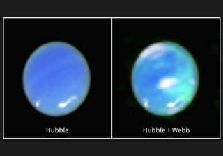Por primera vez, el telescopio espacial James Webb observa las raras auroras en Neptuno fuera de sus polos