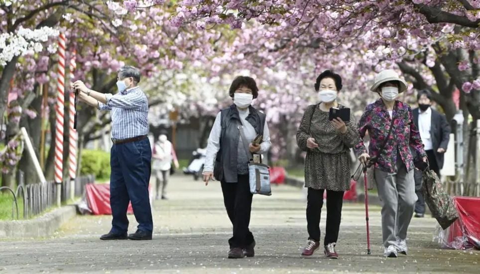 Les femmes représentent 87,6 % de l’ensemble des centenaires au Japon. Crédit : Kyodo/picture alliance.