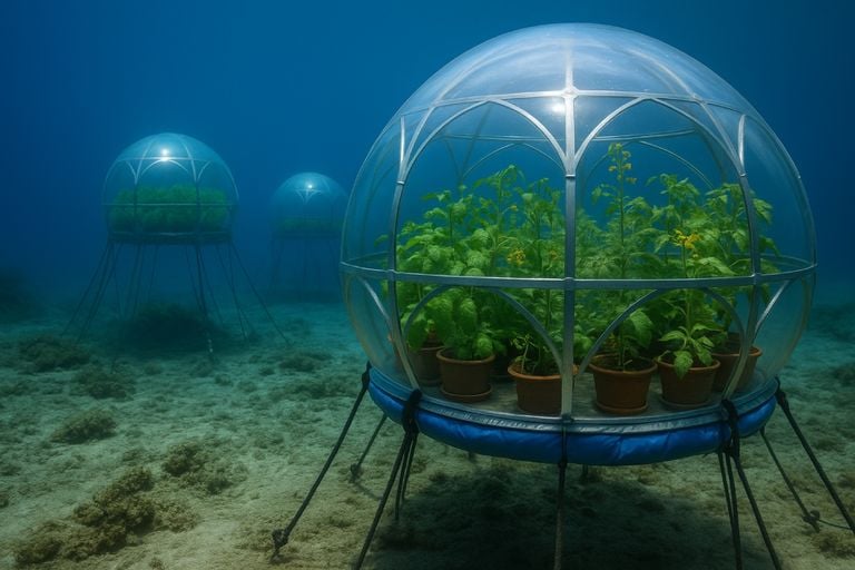 Jardines submarinos: cómo la agricultura en el fondo del mar puede salvar el futuro