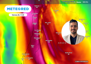 Javier Hernández actualiza el pronóstico: frío, chubascos y nieve marcarán el fin de semana en Santiago y la RM