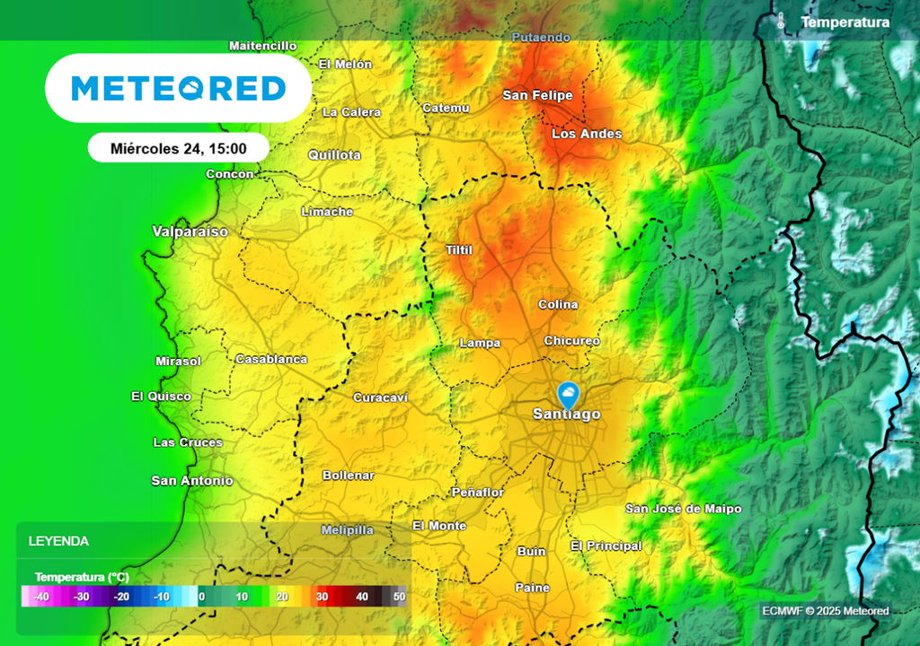 Temperaturas miércoles 24