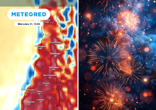 Meteored advierte: posible ola de calor en Santiago y c&oacute;mo estar&aacute; el tiempo para los fuegos artificiales de Fin de A&ntilde;o