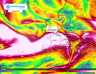 Jet stream virulent cette semaine : vers un risque de violentes tempêtes en France ? 