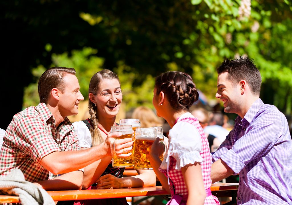 Biergartenwetter in den kommende in den kommenden Tagen in Bayern, mit Temperaturen über 30 Grad.