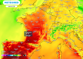 Jeudi 18 et vendredi 19 septembre : une masse d'air chaud arrive en France avec des maximales jusqu'à 35°C !